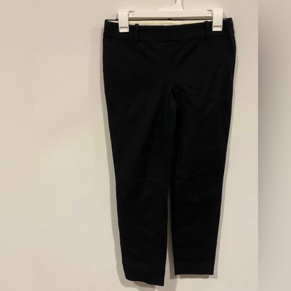 J. Crew Black Women's Slim Cropped Dress Pants